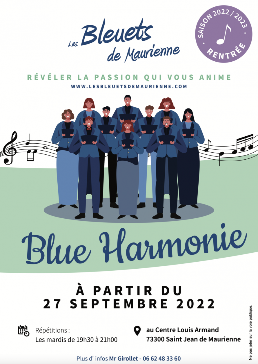 Blue harmonie chant 2022